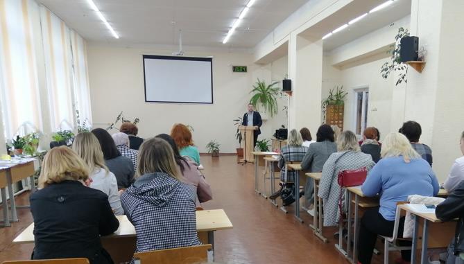 Встреча директора учреждения образования Руденка В.Н. с трудовым коллективом